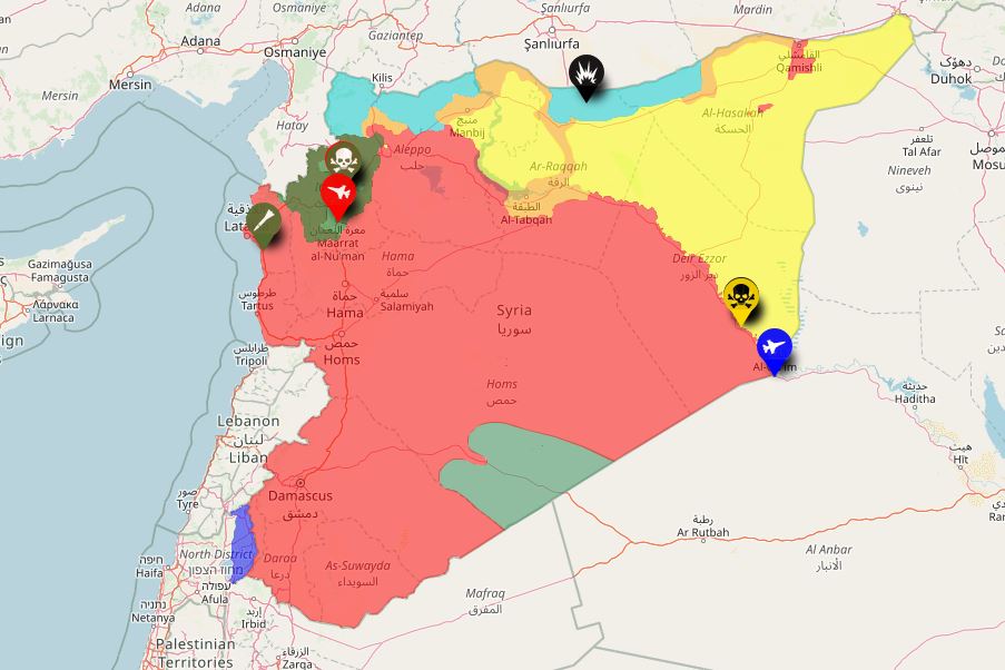 عکس| چند درصد از خاک سوریه در اختیار اسد است؟