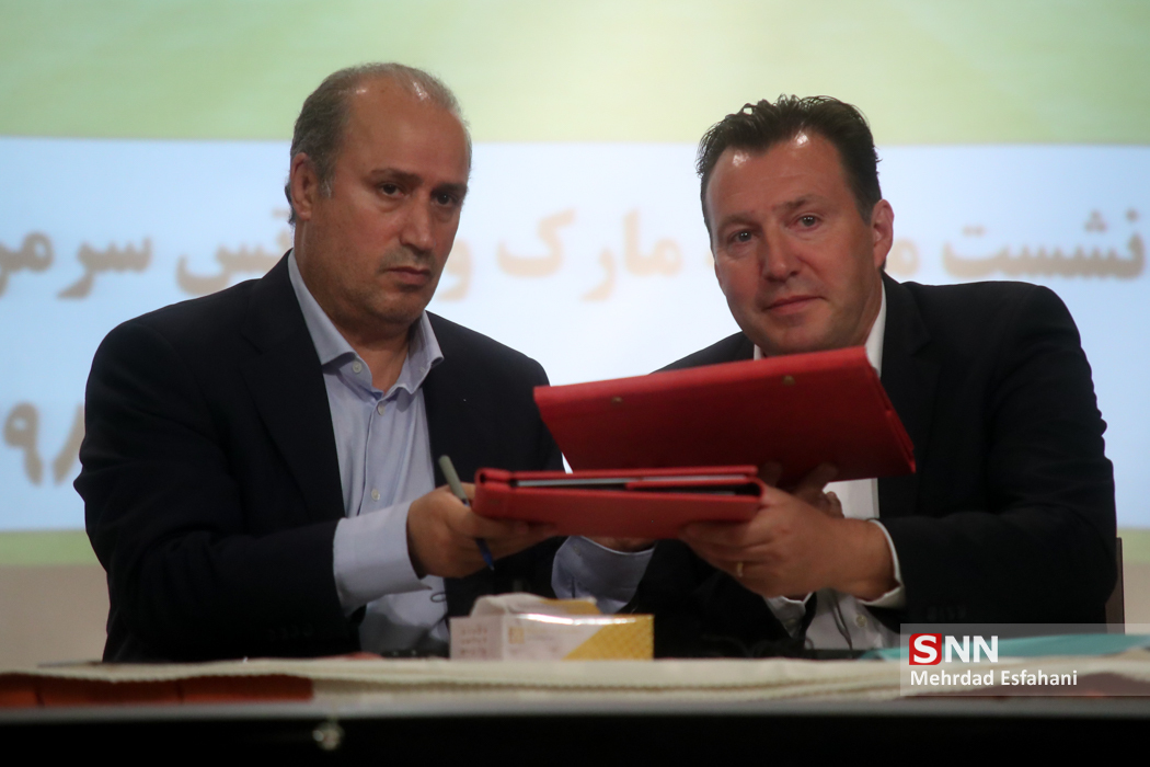 مراسم معارفه ویلموتس با اعضای هیات رئیسه فدراسیون فوتبال برگزار شد