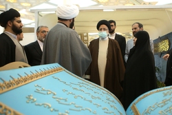 بازدید رئیس جمهور از نمایشگاه قرآن