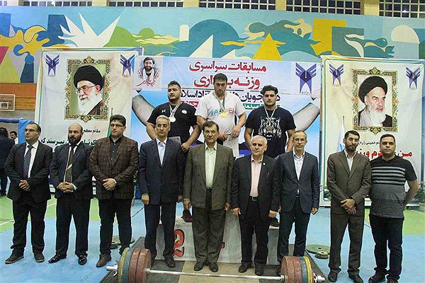مازندران قهرمان مسابقات وزنه‌برداری دانشگاه آزاد شد