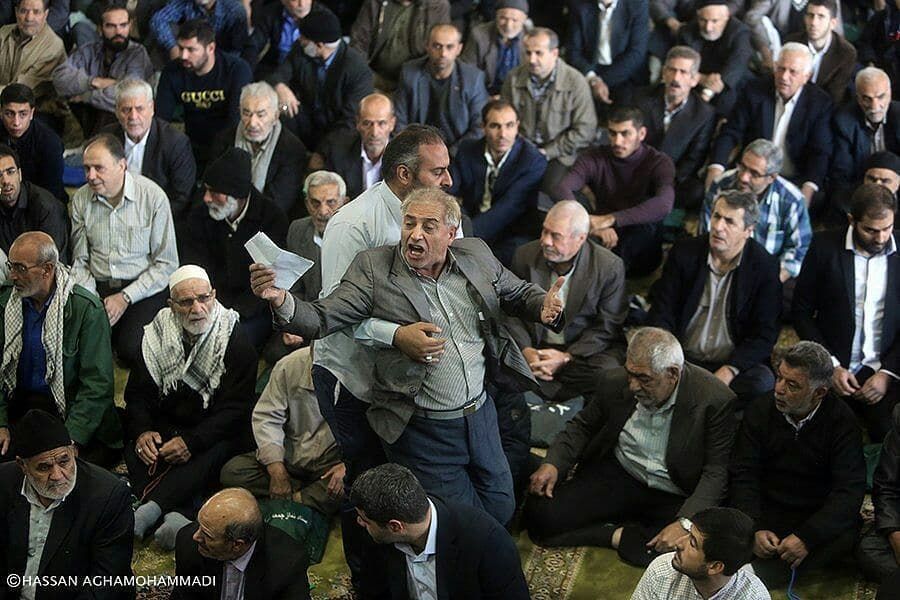 ماجرای فریاد پیرمرد معترض در نماز جمعه تهران چه بود؟