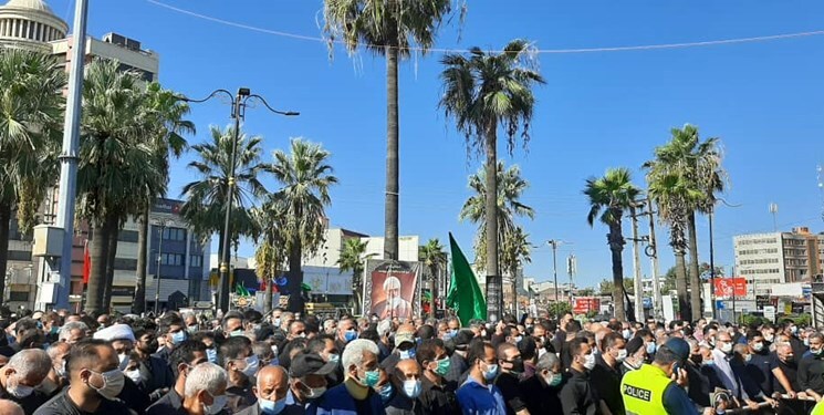 آغاز مراسم تشییع پیکر علامه حسن‌زاده آملی از میدان ۱۷ شهریور آمل