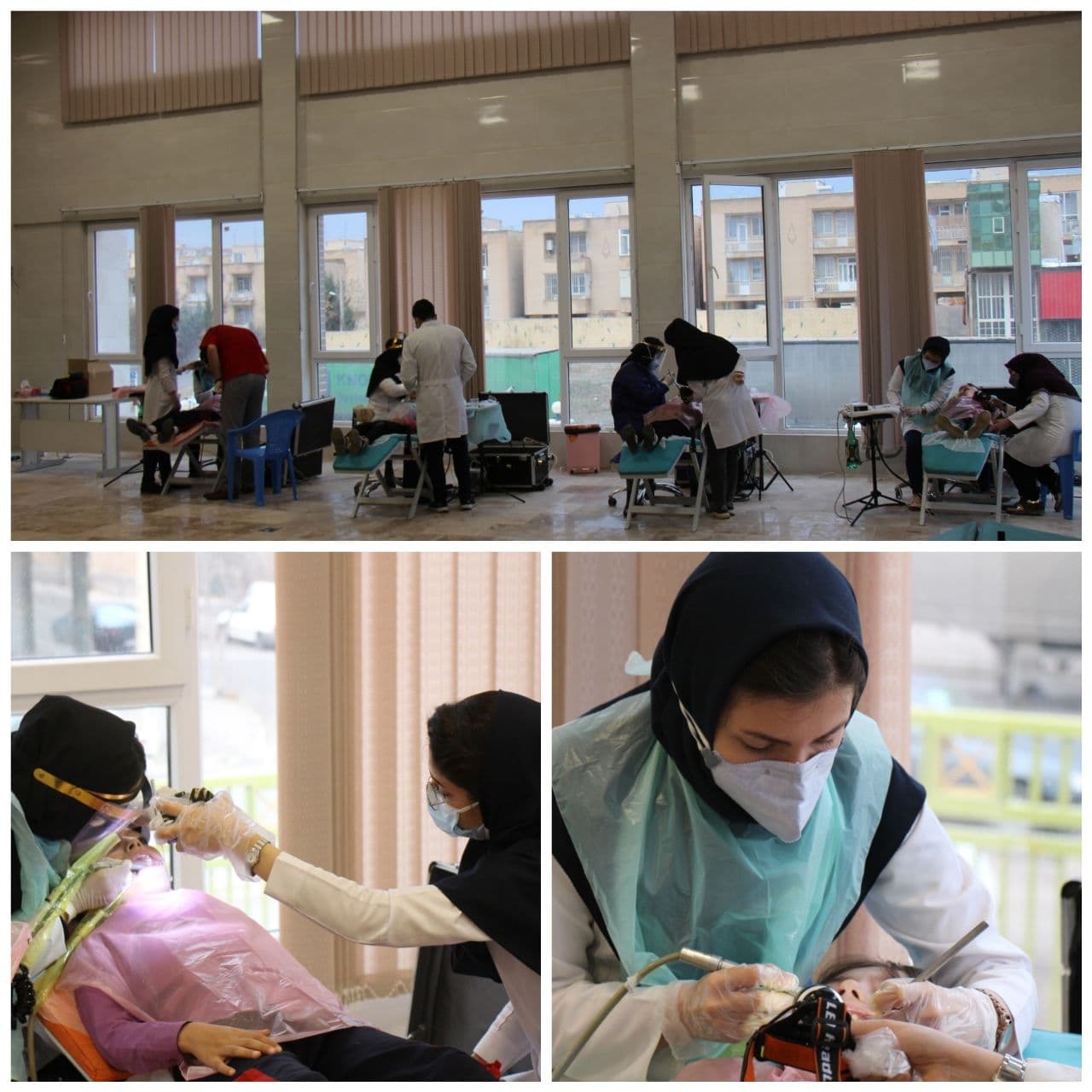 ارائه خدمات داندانپزشکی از سوی جهادگران  برای دانش آموزان تحت پوشش کمیته امداد قزوینی