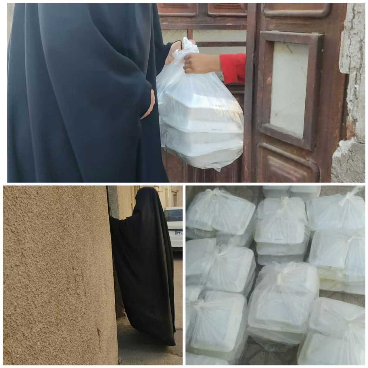 توزیع ۱۰۰ پرس غذای گرم در بین نیازمندان حاشیه شهر قزوین