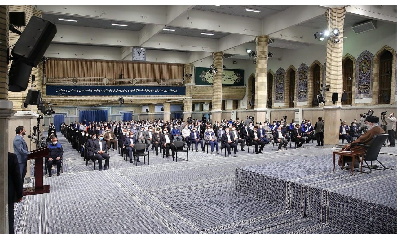 دیدار جمعی از کارگران با رهبر معظم انقلاب