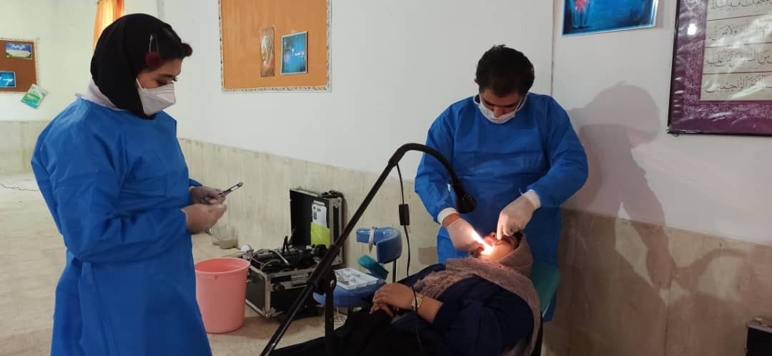 آماده//// خدمات دندانپزشکی به همت جهادگران دانشگاه علوم پزشکی البرز به مردم ماهدشت ارائه شد