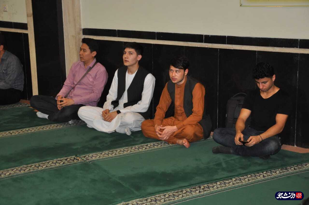 آماده//// مراسم گرامیداشت جان باختگان زلزله افغانستان در دانشگاه آزاد مشهد برگزار شد