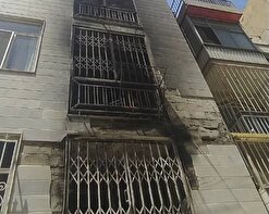 آتش‌سوزی ساختمان هلال احمر کرمان مهار شد