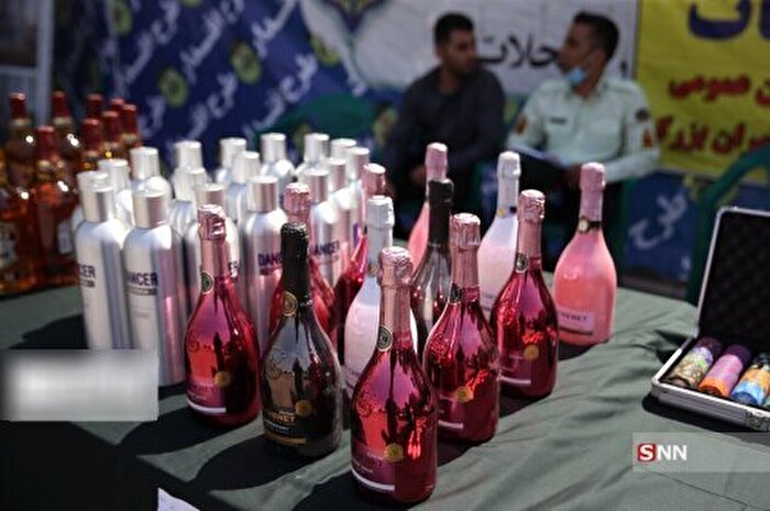 عرضه گسترده مشروبات الکلی تقلبی در ایران/ کشف ۶۰۰ هزار بطری مشروب