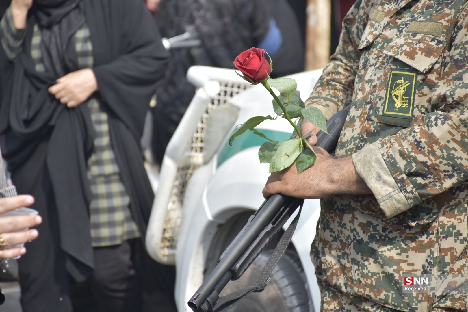 برگزاری مراسم استقبال از دو شهید حادثه تروریستی شیراز در بهبهان