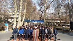 فریاد ضد استکباری دانشگاهیان دانشکدگان کشاورزی و منابع طبیعی دانشگاه تهران/ خواستار انتقام خون شهدای مقاومت هستیم