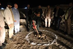 کلنگ اردوگاه زائران کربلای ایران در خرمشهر به زمین زده شد