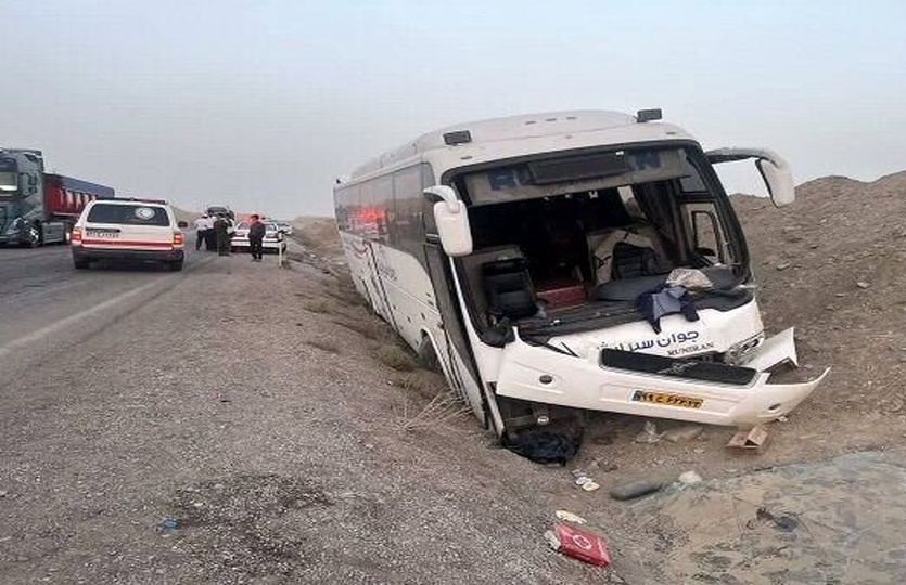 وقوع سانحه برای اتوبوس زائران ایرانی در جاده سامرا