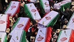 پیکر پاک ۱۴ شهید تازه تفحص شده در اهواز تشییع می‌شود
