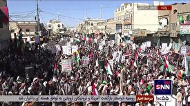 راهپیمایی مردم یمن در حمایت از مقاومت فلسطین